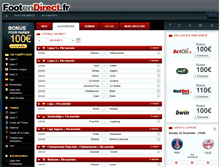 Tablet Screenshot of footendirect.fr